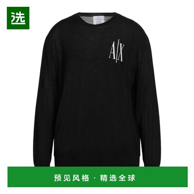 香港直邮Armani Exchange 男士 毛衣 black黑色 舒适时尚