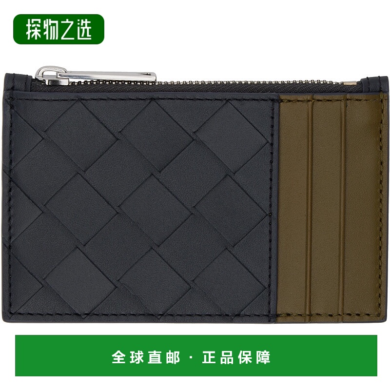 1h可退 香港直邮Bottega Veneta 葆蝶家 男士 黑色 & 卡其色 Intr