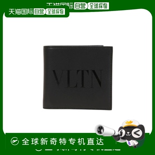 99新未使用 黑色VLTN 香港直邮Valentino UY2P0 logo 对折钱包