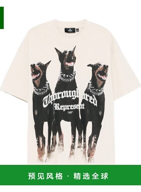 香港直邮Represent 男士T恤 MLM41135002 CO 白色 T-Shirt In Cot