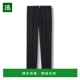 西裤 香港直邮Burberry 海军蓝色褶皱修身 80284811直筒博柏利外穿