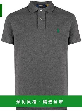 1h可退 欧洲直邮polo ralph lauren拉夫·劳伦男士灰色棉质短袖Po