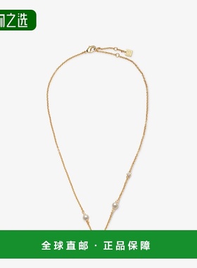 1h可退 欧洲直邮FENDI（2025 年产品）Fendi Forever 项链 - 金色