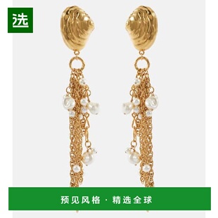 1h可退 香港直邮Chloe 蔻依 女士 Shells 耳环 metal金属色 舒适