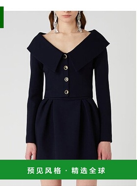 香港直邮Alessandra Rich 纽扣夹克 FABX3822F4372