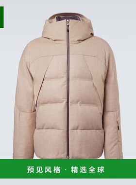 1h可退 香港直邮Sease 男士 Nordend wool-blend down jacket 滑