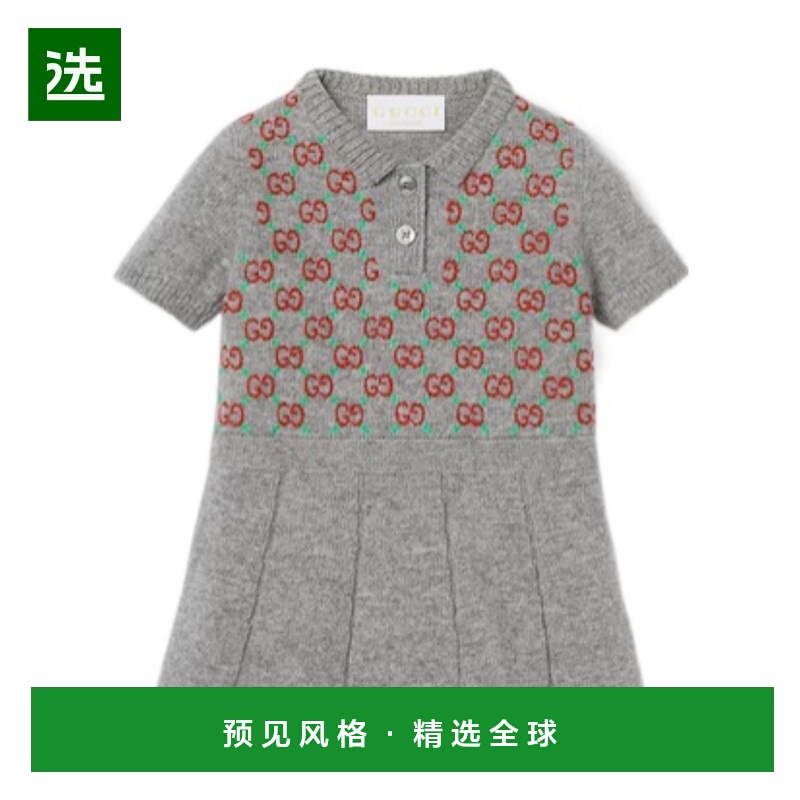 香港直邮Gucci 短袖连衣裙 828459XKE0D