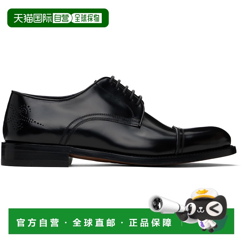 1h可退 香港直邮Salvatore Ferragamo 菲拉格慕 男士 黑色 Toe Ca