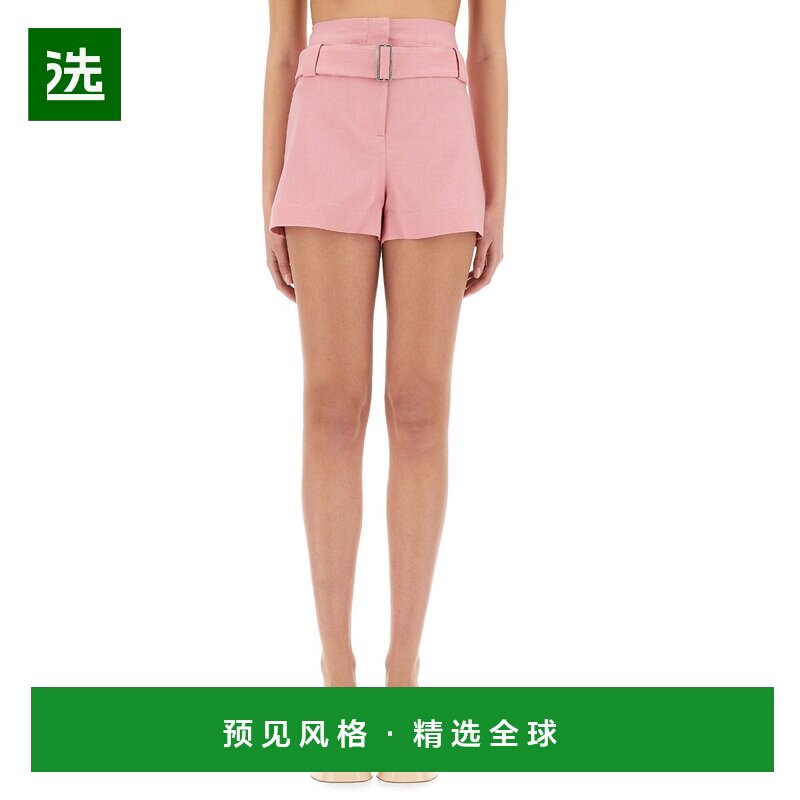 香港直邮MSGM 女士短裤 3841MDB03X25710612 SS2025 粉红色休闲裤