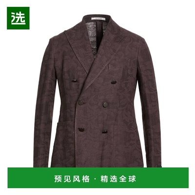 1h可退 香港直邮Tagliatore 男士 西装外套 brown棕色 舒适时尚