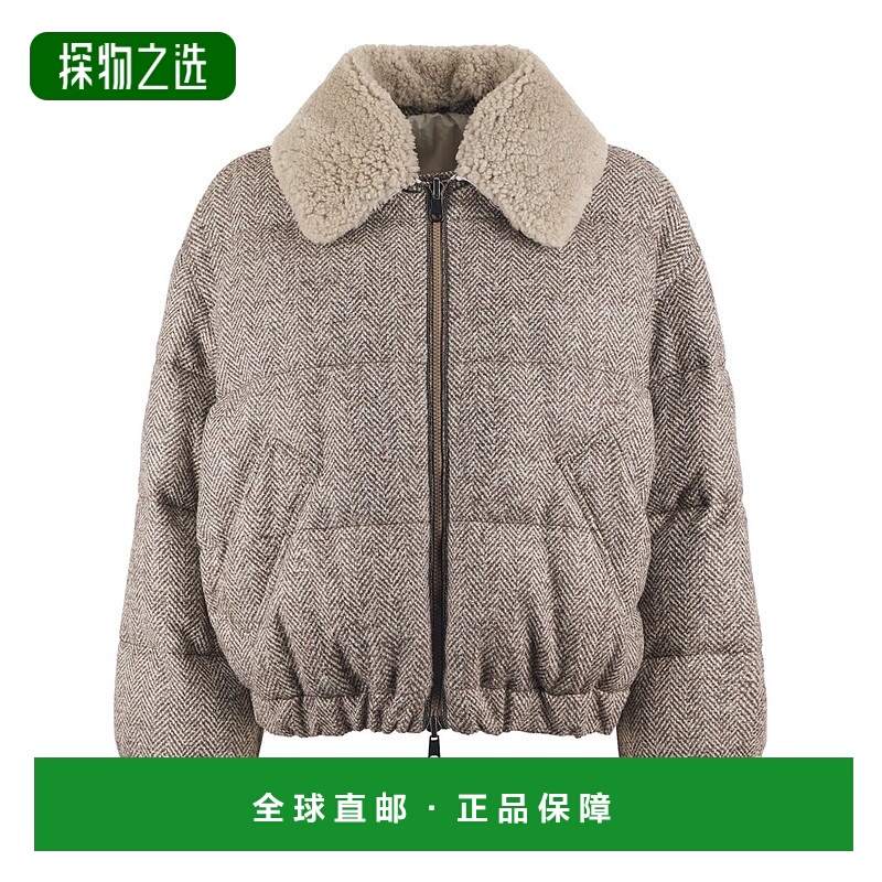 香港直邮Brunello Cucinelli 布内罗·古奇拉利 女士 人字紋拉鍊