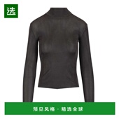 香港直邮SELF AW2025 AW25132TAGRGREY PORTRAIT 女士针织衫