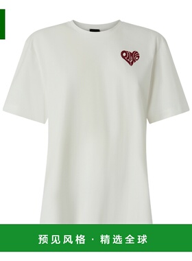 香港直邮PINKO 女士T恤 105526A33IZR2 SS2026 白色 STREPITOSO