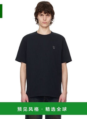 1h可退 香港直邮MAISON KITSUNE 男士 黑色 Bold Fox Head Patch