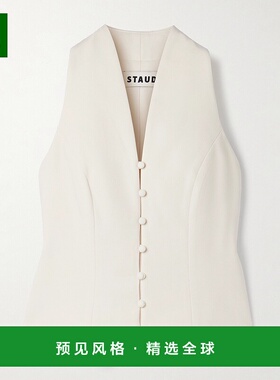 1h可退 香港直邮Staud 女士 Stella 绉纱背心 R25F1002TCECR