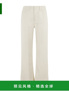 香港直邮DONDUP 女士休闲裤 DP619IF0041DXXX004 SS2025 白色