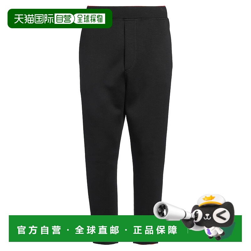 1h可退 香港直邮Dsquared2 二次方 男士 休闲长裤 black黑色 舒适