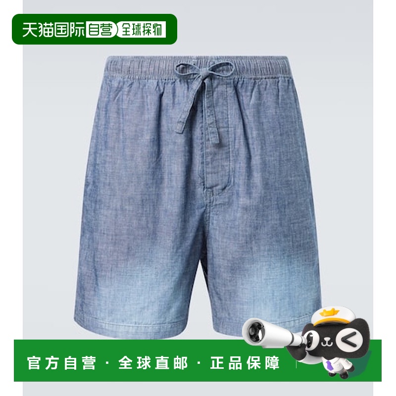 香港直邮LOEWE 罗意威 男士 中腰棉质百慕大短裤