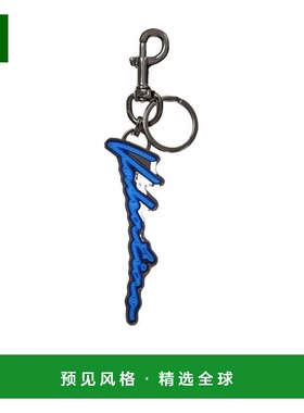 香港直邮VALENTINO 男士钥匙扣 XY2P0T43GMUR85 SS2022 蓝色挂件