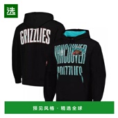 美国直邮 Mitchell Ness 1h可退 男士 黑色温哥华灰熊队硬木经