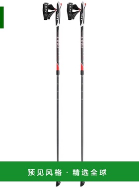 香港直邮LEKI 滑雪杖 65326161NERO CO 黑色 BASTONCINI NORDIC W