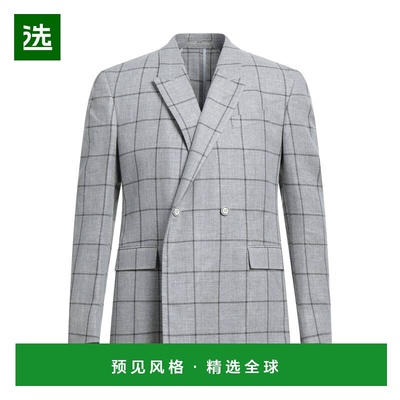 1h可退 香港直邮Corneliani 克莱利亚尼 男士 西装外套 grey灰色
