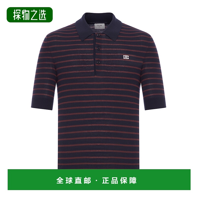 香港直邮Celine 短袖Polo衫 RY0B8367Y.