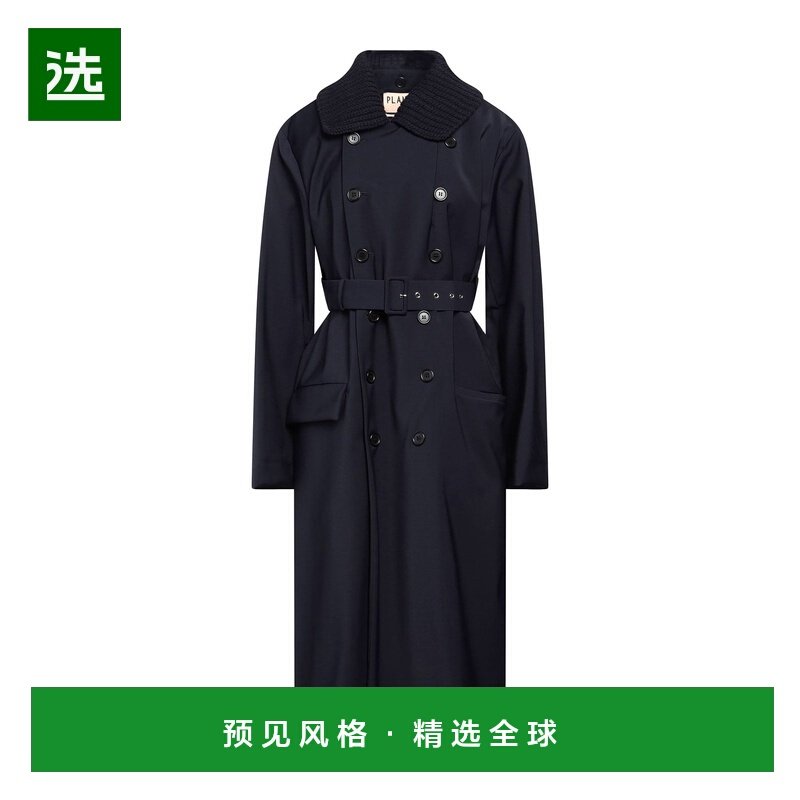 1h可退 香港直邮Plan C 女士 长款夹克 blue蓝色 舒适时尚,女装/女士精品,风衣,淘宝优惠券,粉丝福利购,淘宝优惠卷
