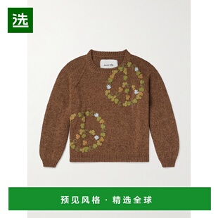1h可退 香港直邮story mfg 男士 Bulb 嵌花有机棉毛衣 SPS26KNIPI