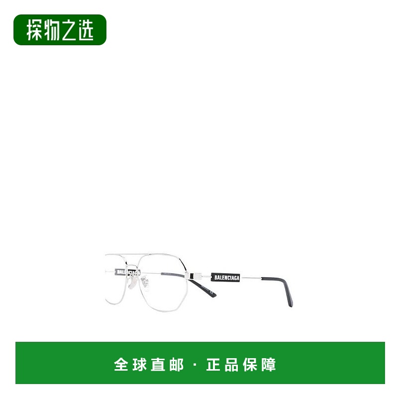 香港直邮Balenciaga 几何形镜框眼镜 BB0117O巴黎世家