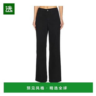 1h可退 香港直邮Weworewhat 女士 修身牛仔裤 WWB12002 black黑色