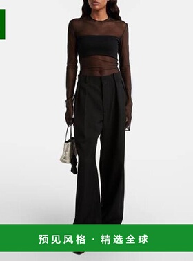 1h可退 香港直邮Nensi Dojaka 女士 透视连体衣 black黑色 舒适时