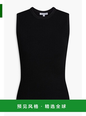 1h可退 香港直邮VERONICA BEARD 女士 Sid 罗纹针织上衣 2411KS12