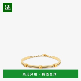 年产品 2025 Fendi Forever 金色 1h可退 手镯 欧洲直邮FENDI