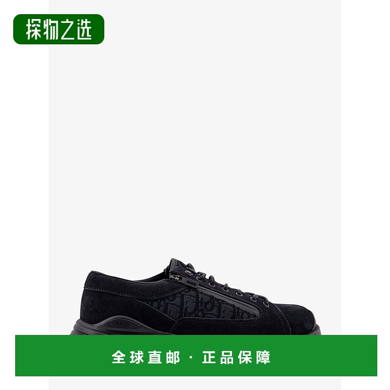 香港直邮DIOR 迪奥 男士 Combat and Oblique 绒面革提花布织绑带