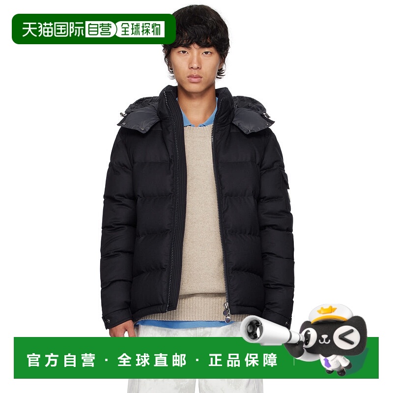 1h可退 香港直邮Moncler 盟可睐 男士 海军蓝 Montgenevre 羽绒夹