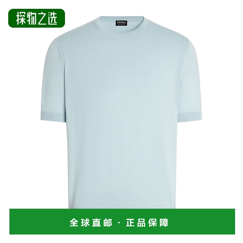 香港直邮Zegna 圆领短袖T恤 UFC90A9C10杰尼亚