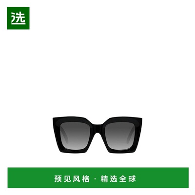 香港直发CELINE思琳女士亮黑色方框太阳镜简约百搭CL40130I.眼镜