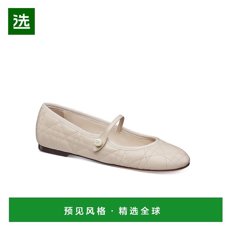 1h可退 欧洲直邮Dior 迪奥 女士浅褐色牛皮单鞋新款