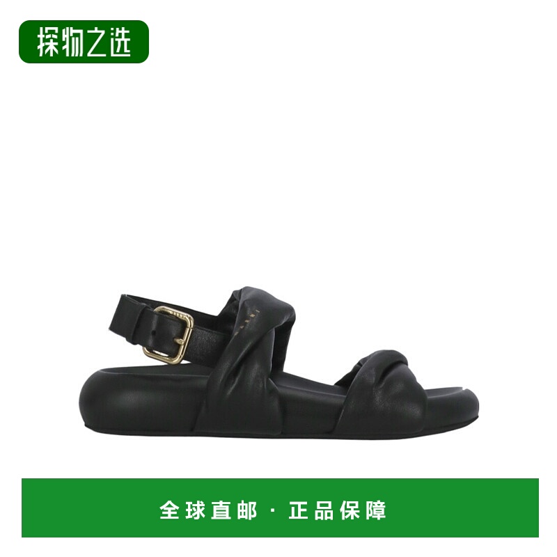 香港直邮Marni 厚跟平底凉鞋 SAMS019603P5443