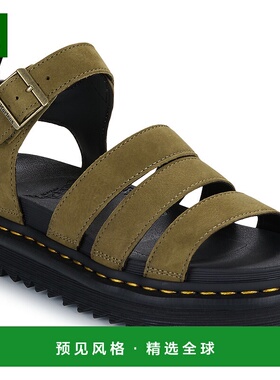 欧洲直邮Dr. Martens 女士 Blaire Muted Olive Tumbled Nubuck