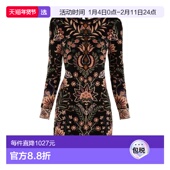 香港直邮Farm 340010格纹包臀裙 连衣裙 Rio 长袖