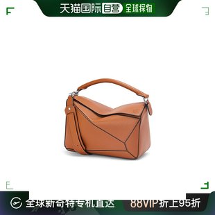 Puzzle女士中号棕褐色小牛皮手提包 23新款 罗意威 欧洲直邮Loewe