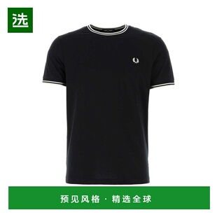 1h可退 香港直邮Fred Perry 弗莱德.派瑞 男士 黑色 Twin Tipped
