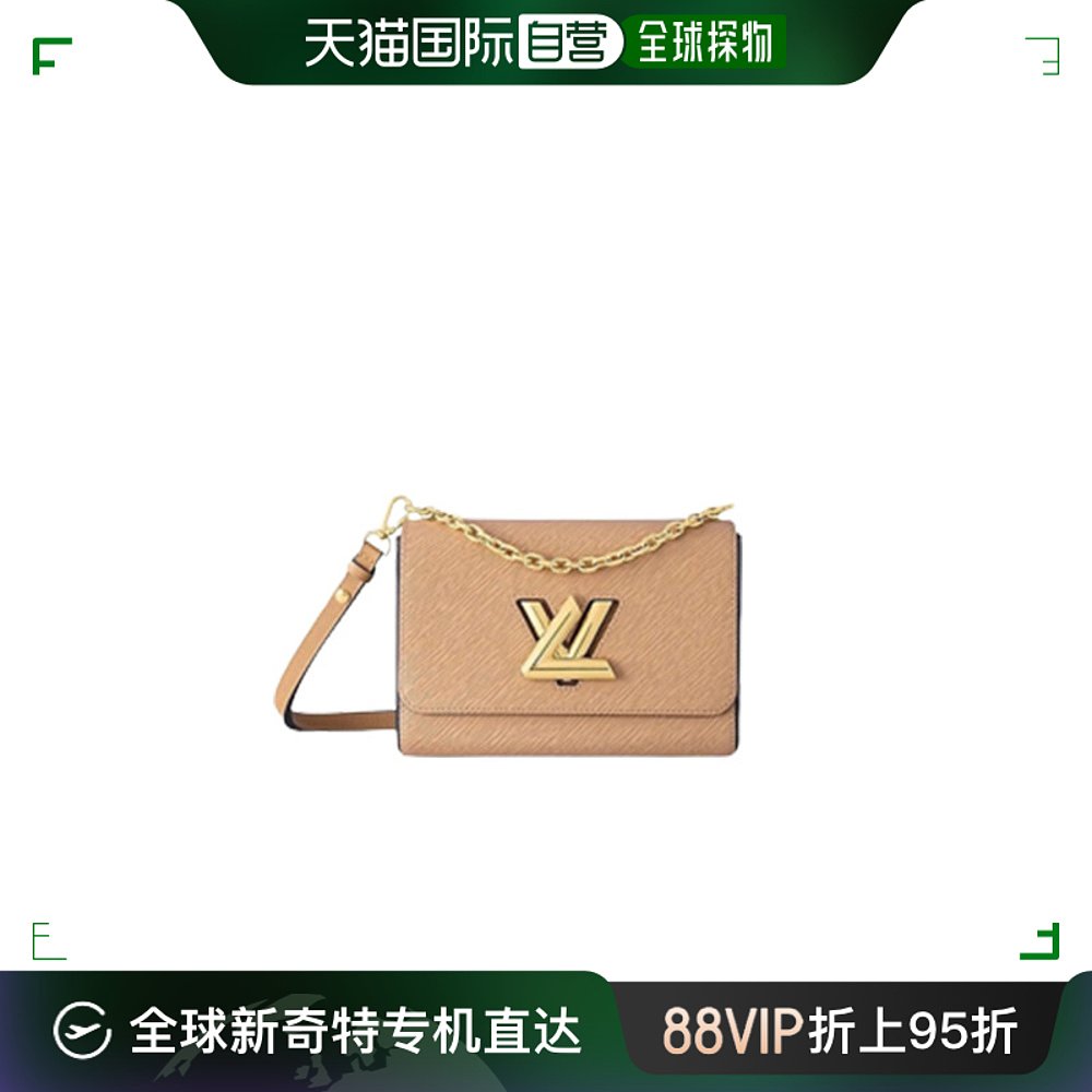 自营｜Louis Vuitton路易威登女士单肩包Twist中号牛皮链条