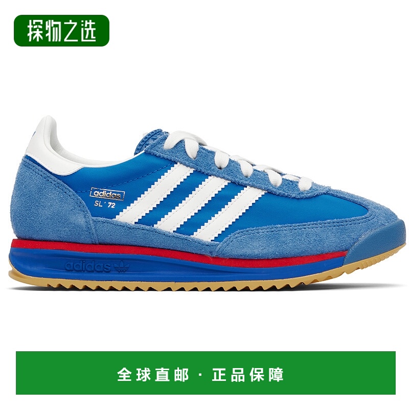 1h可退 香港直邮Adidas Originals 男士 蓝色 SL 72 RS 运动鞋 IG