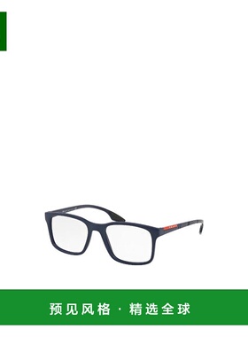 香港直邮Prada 深蓝色徽标平光镜 PS01LV