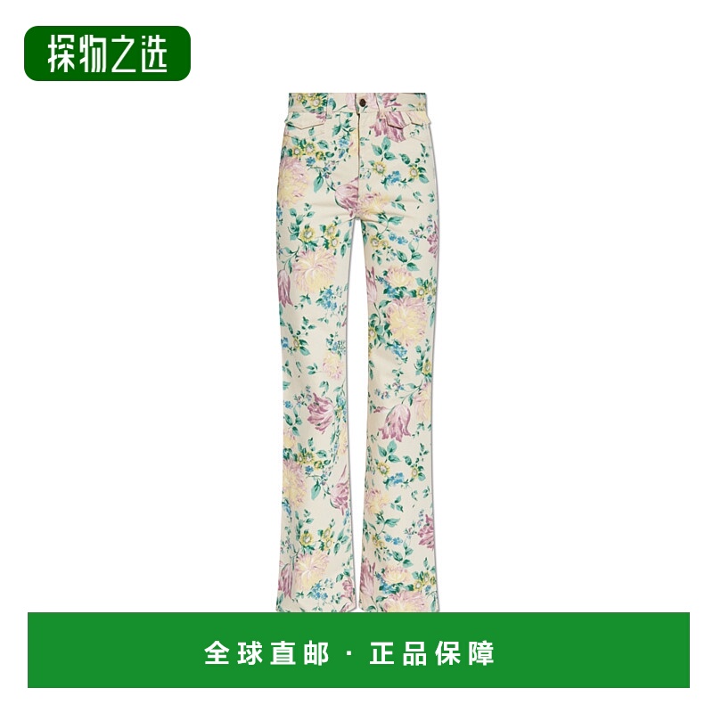 香港直邮1h可退 Chloe 蔻依 女士 图案牛仔裤 CH25UDP03256