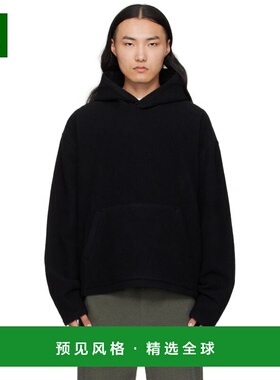 1h可退 香港直邮Rier 男士 黑色连帽衫 NFL9X02 black黑色 舒适时