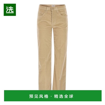 1h可退 香港直邮Dondup 女士 JACKLYN 阔腿灯芯绒裤子 DP427VS091